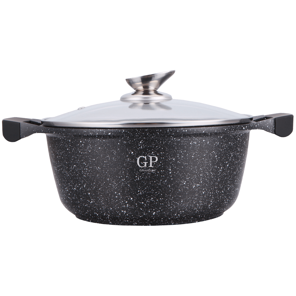Кастрюля с крышкой 34cм (10,5л) GreenPoint GP-2817 Кастрюля алюминиевая