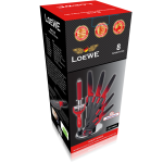 Набор ножей на подставке из 8 предметов Loewe LW-19005 Набор ножей